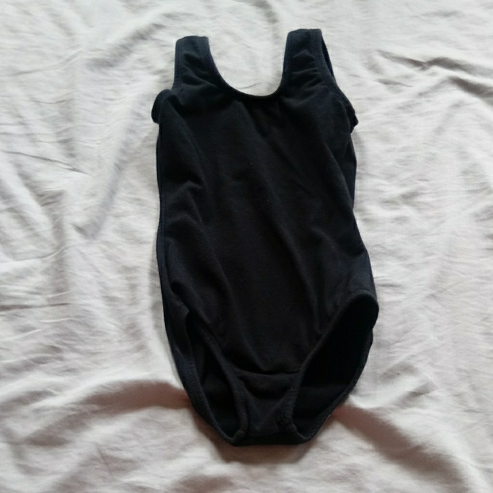 Girls size 4/5 black basic moves leotard